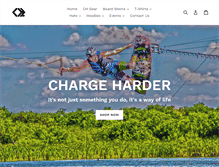 Tablet Screenshot of chargeharder.com